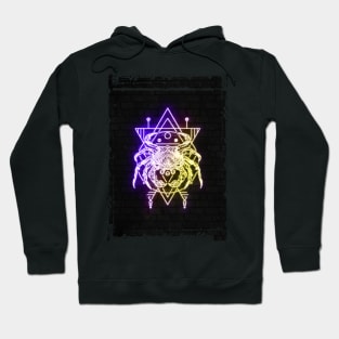 Cancer neon sign Hoodie